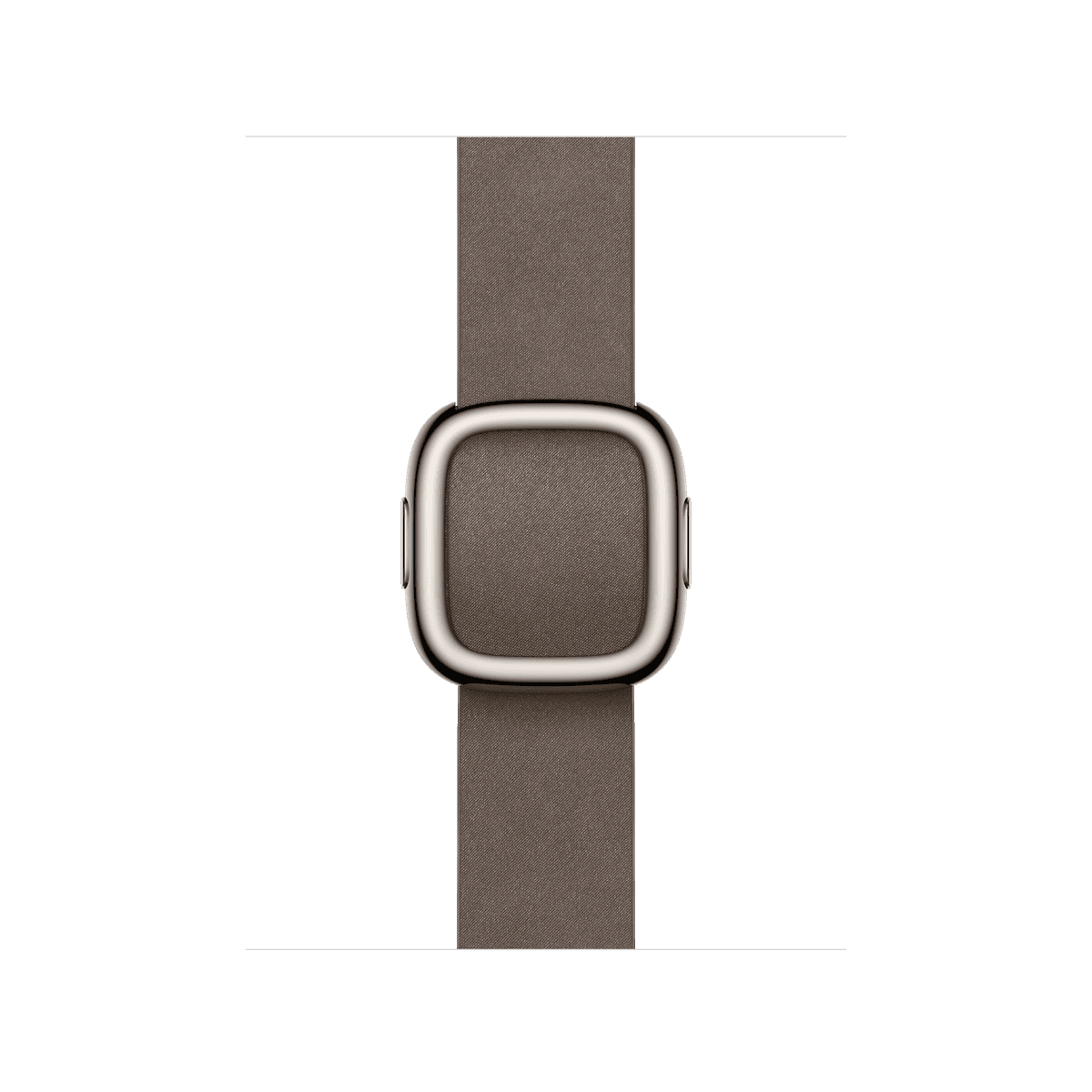 Apple Watch 38/40/41/42mm šedohnědý řemínek s moderní přezkou – malý