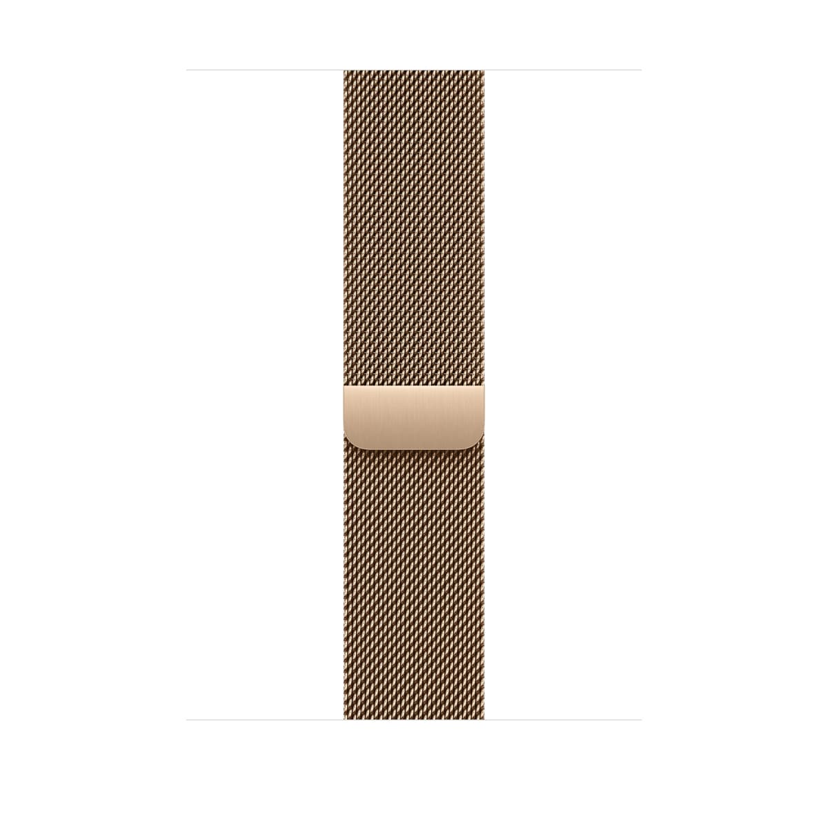 Řemínek pro Apple Watch 44/45/46/49 mm Apple zlatý milánský tah - S/M