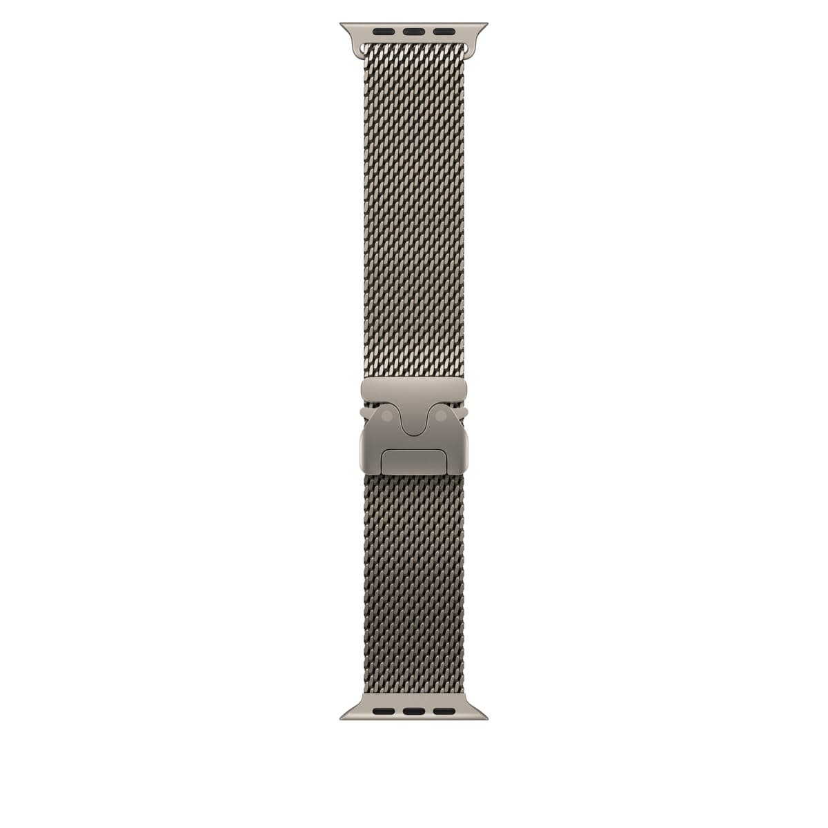Řemínek pro Apple Watch 44/45/46/49 mm Apple milánský tah z přírodního titanu - velký