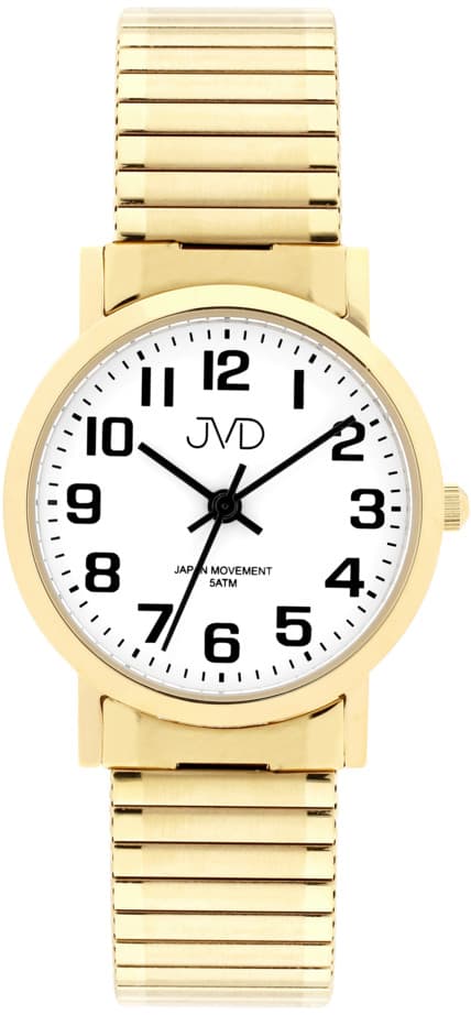 JVD Analogové hodinky s pružným tahem J4061.8