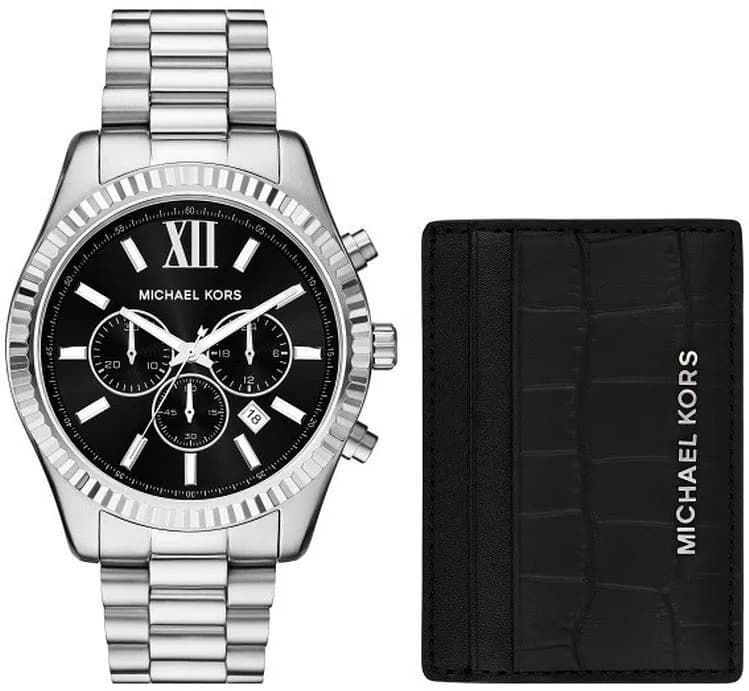 Michael Kors Dárkový set Lexington + peněženka na karty MK1091SET