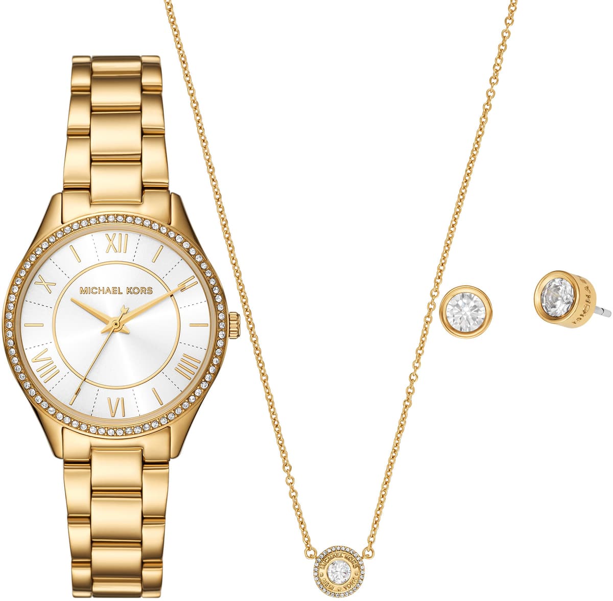 Michael Kors Dárkový set Lauryn + náušnice a náhrdelník MK4849SET