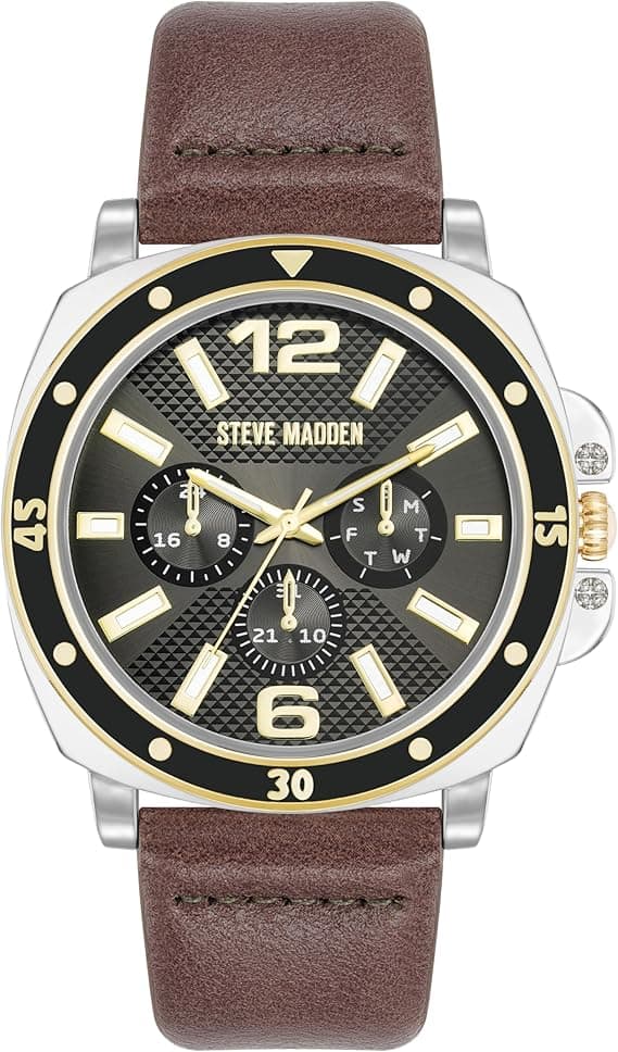 Steve Madden Analogové hodinky SM-9117GYTT