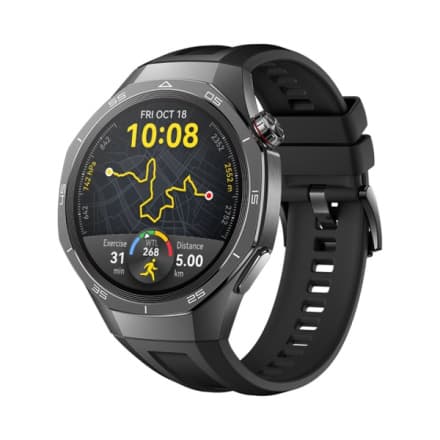 Huawei Watch GT 5 Pro/46mm/Black/Sport Band/Black, 55020DKD