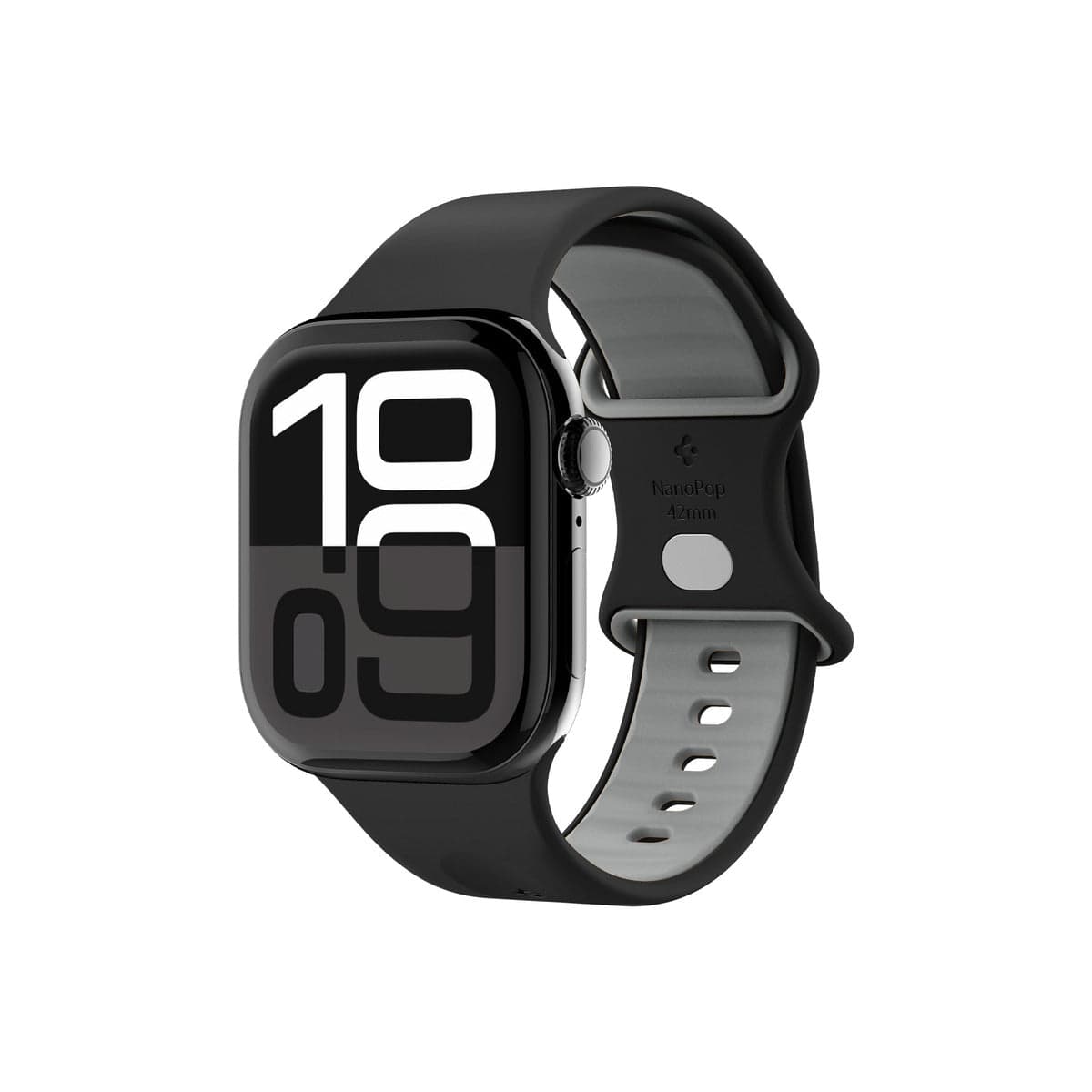 Řemínek pro Apple Watch 42mm/41mm/40mm Spigen Nano Pop Band - černý