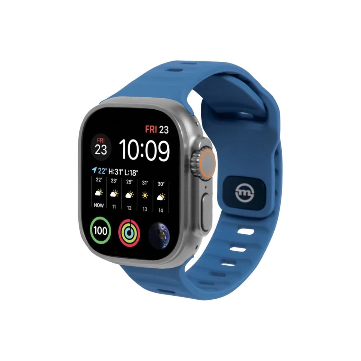 Řemínek pro Apple Watch 42/44/45/49 mm Mobile Origin Strap - modrý