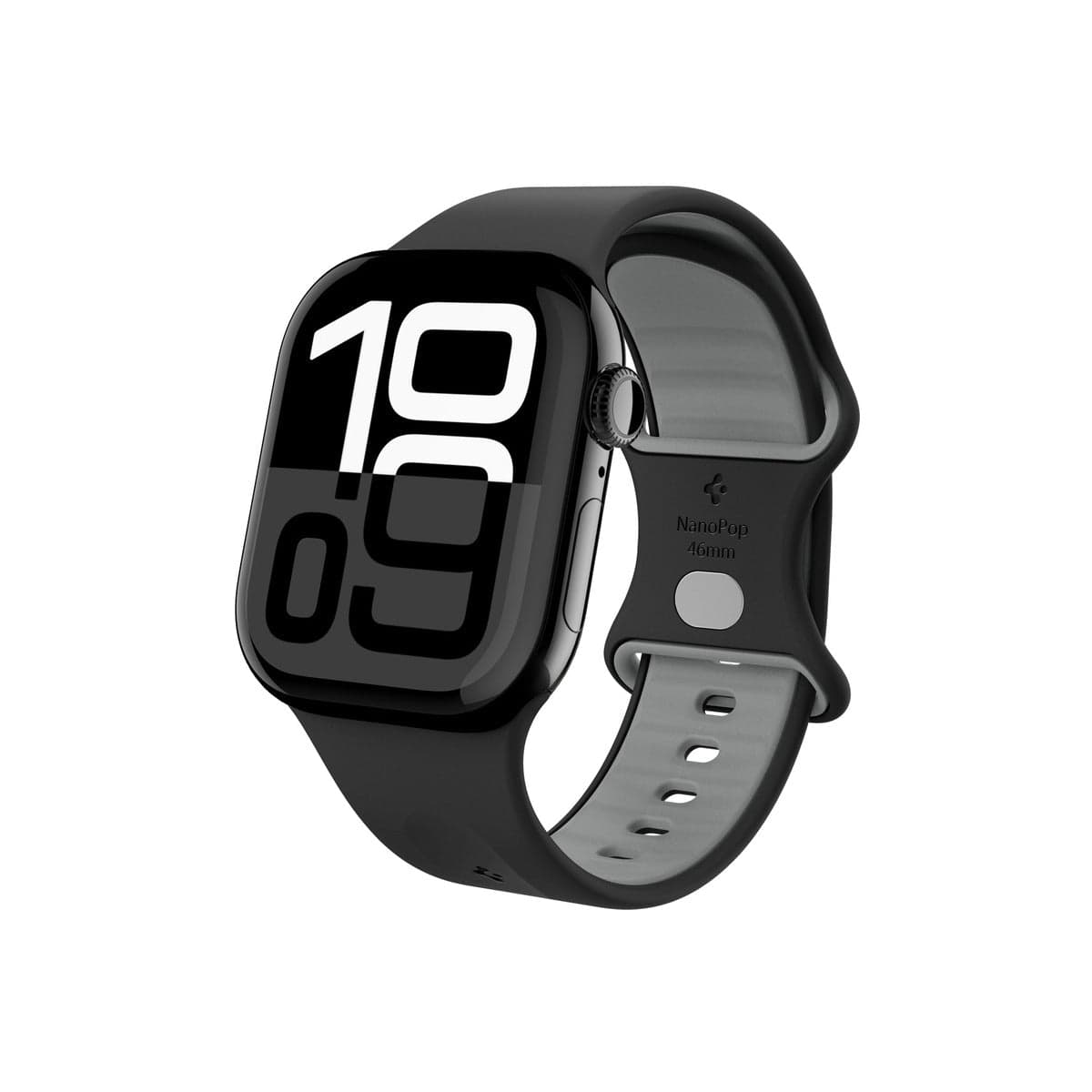 Řemínek pro Apple Watch 49mm/46mm/45mm/44mm Spigen Nano Pop Band - černý