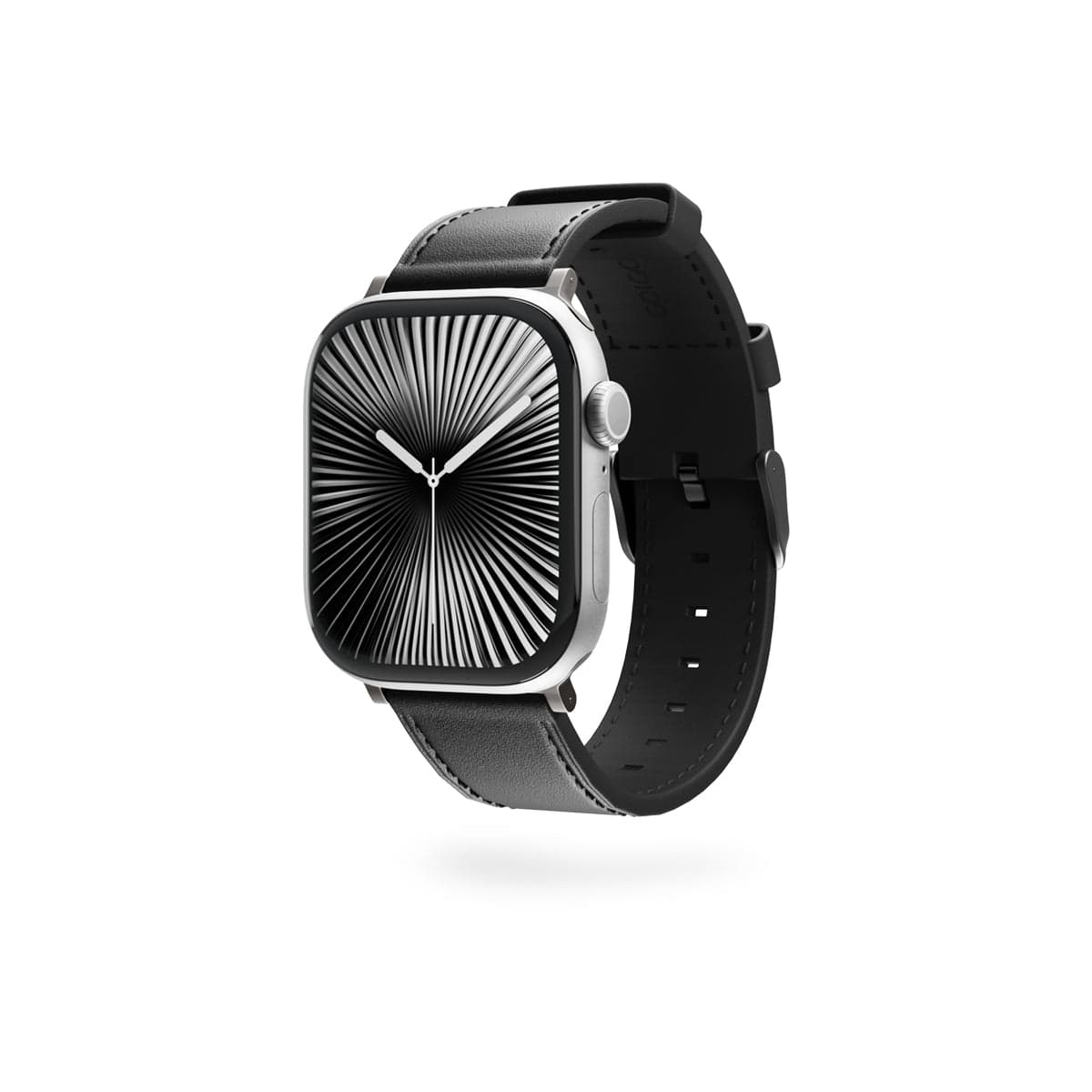Kožený řemínek pro Apple Watch 42/44/45/49 mm Epico Watch Strap Leather - černý