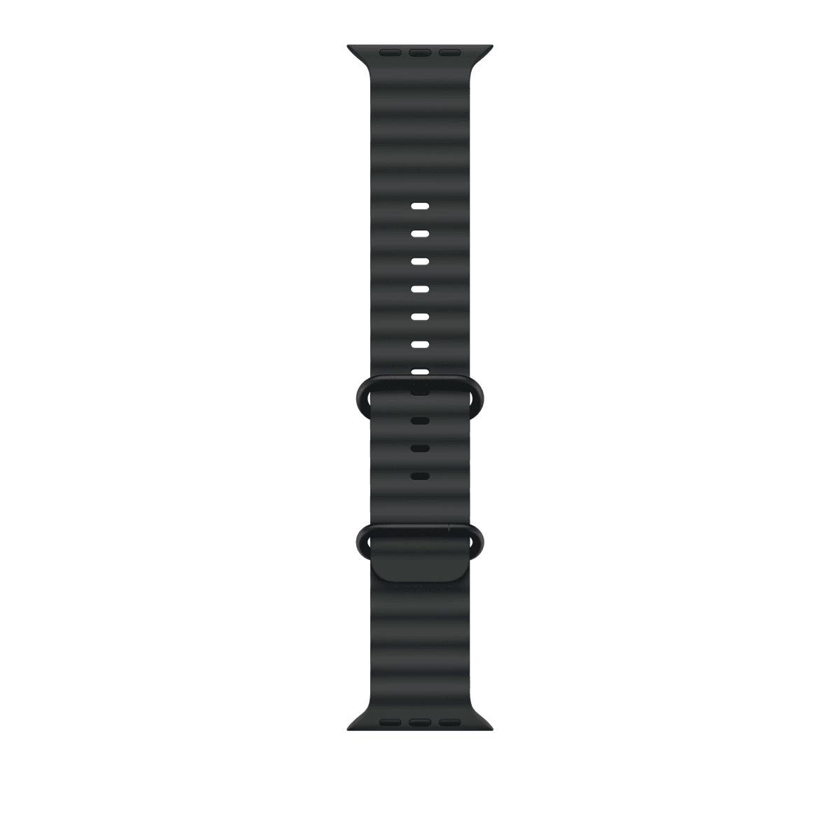 Apple Watch 44/45/46/49mm černý Oceánský řemínek – provedení z černého titanu