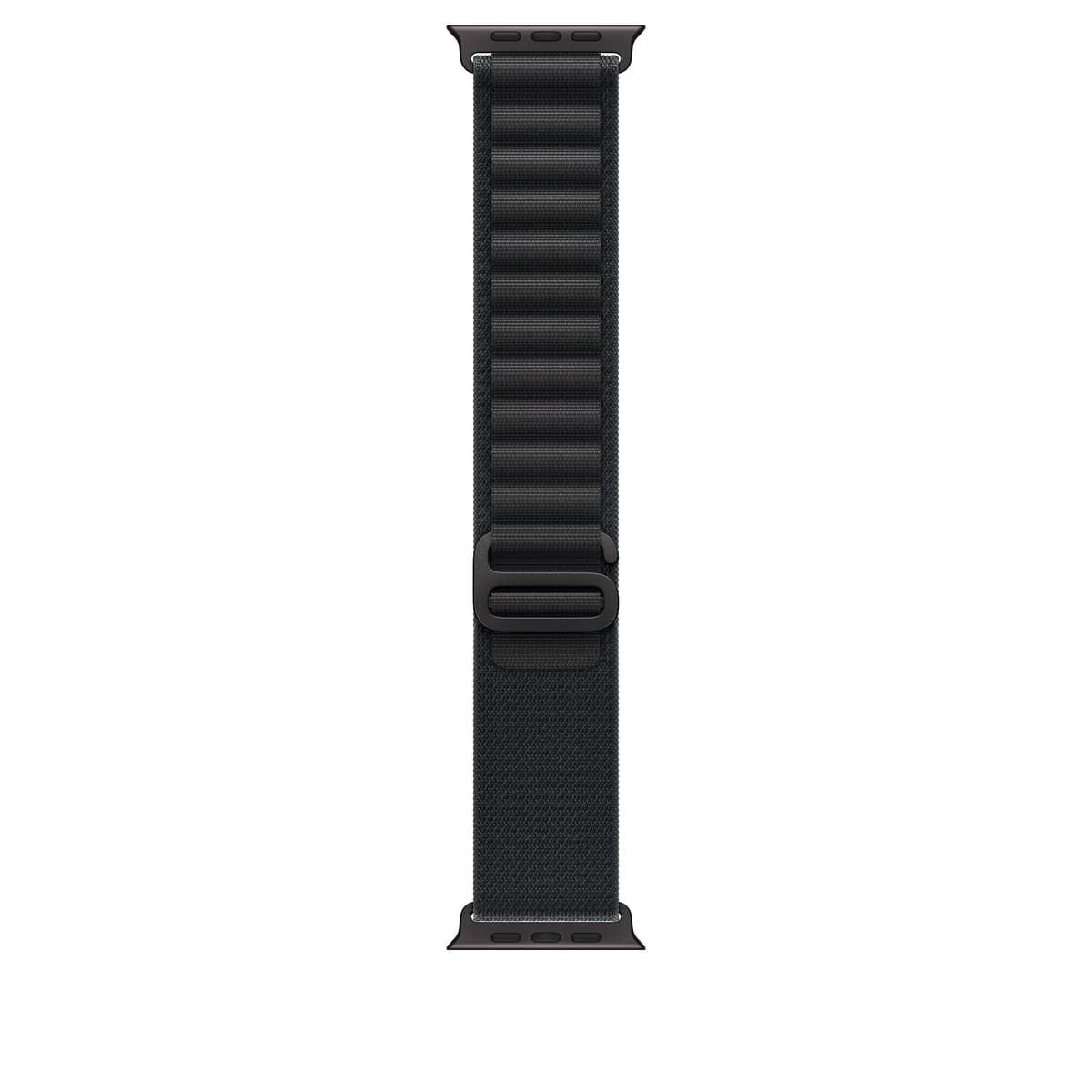 Řemínek pro Apple Watch 44/45/46/49 mm Apple černý Alpský tah - malý - provedení z černého titanu