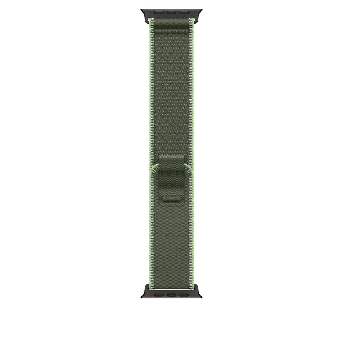 Řemínek pro Apple Watch 44/45/46/49 mm Apple zelený/neonový Trailový tah - M/L - provedení z černého titanu