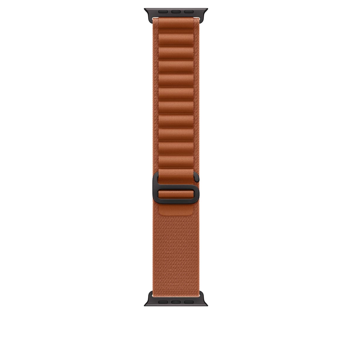 Řemínek pro Apple Watch 44/45/46/49 mm Apple terakotový Alpský tah - velký - provedení z černého titanu