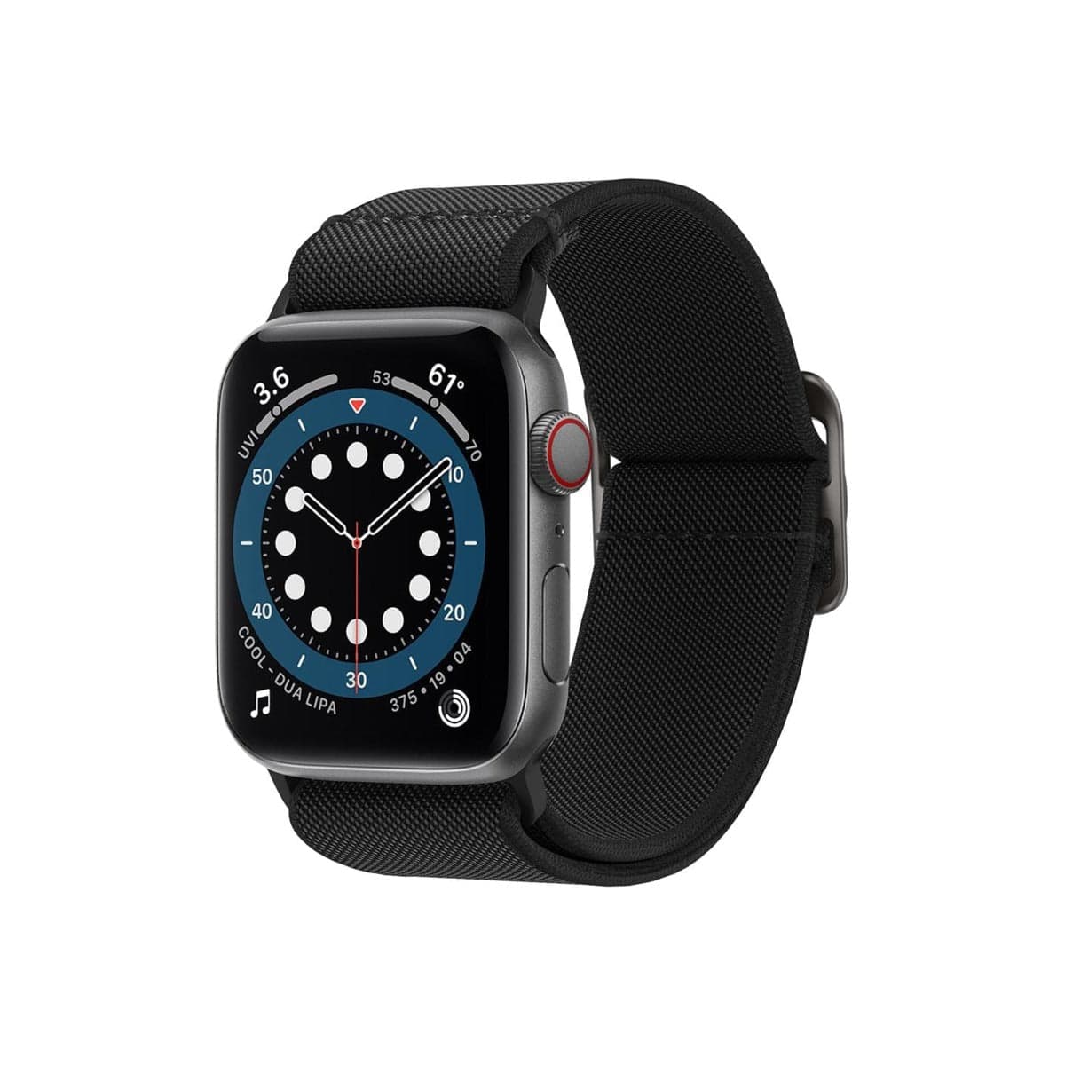 Řemínek pro Apple Watch 42/44/45/49mm Spigen Lite Fit - černý