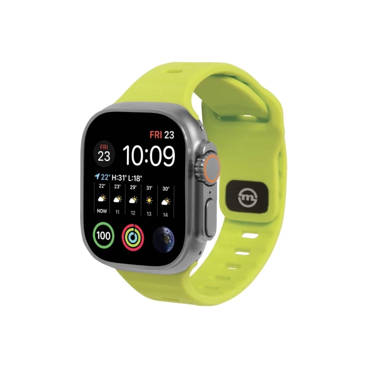 Řemínek pro Apple Watch 42/44/45/49 mm Mobile Origin Strap - zelený