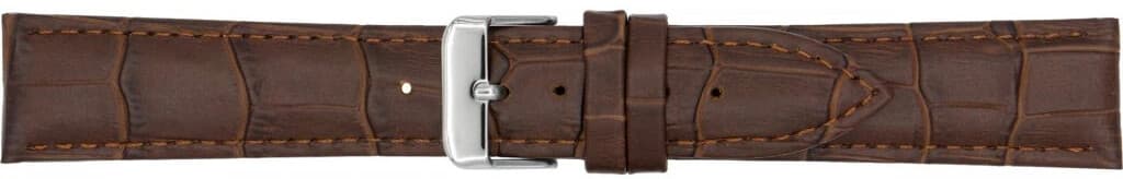 A-NIS Polstrovaný řemínek s motivem aligátora AK1306.02 24 mm