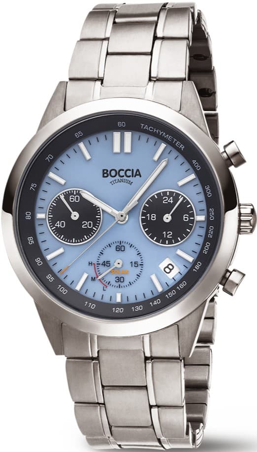 Boccia Titanium Chronograph Solar 3737-01