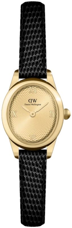 Daniel Wellington Ophelia Mini 22x25,5 Black Lizard Unitone Guilloché G DW00100897