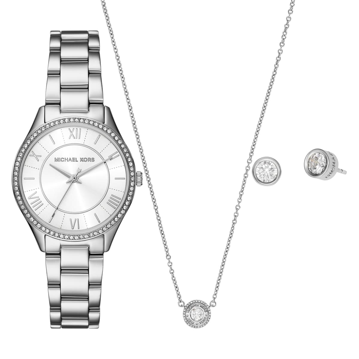 Michael Kors Dárkový set Lauryn + náušnice a náhrdelník MK4851SET
