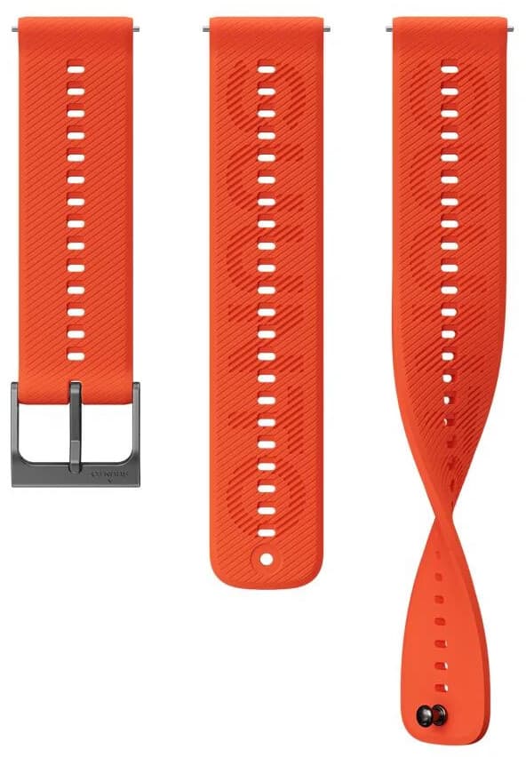 Suunto Řemínek 22mm Athletic 6 Coral Orange S+M SS051270000